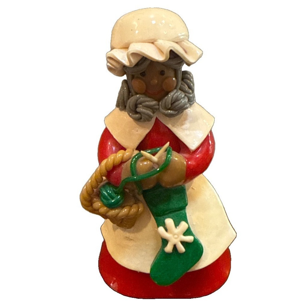 Vintage 1994 Possible Dreams Sugar Works Mrs Claus Figurine Folkraft Christma